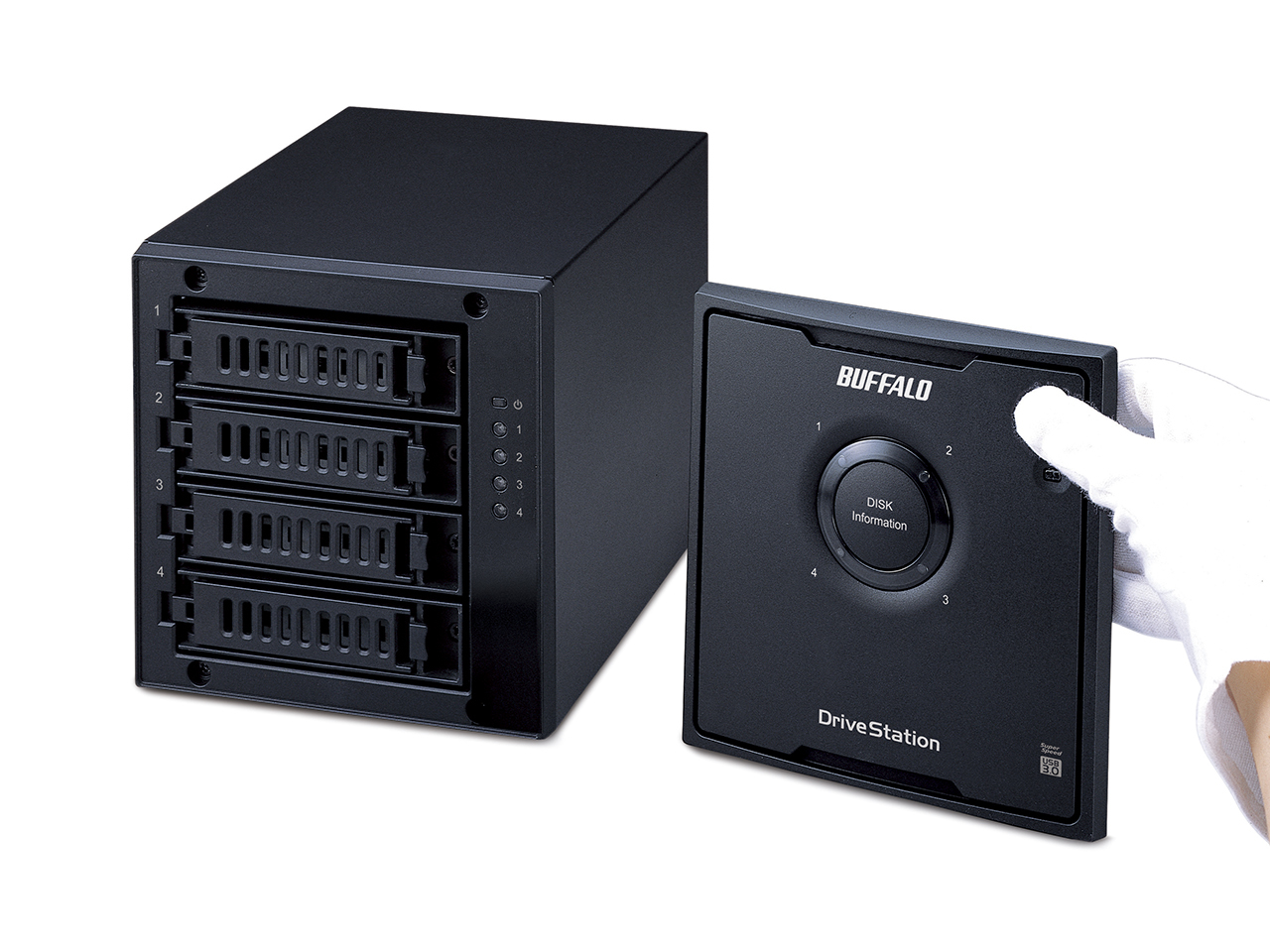 Buffalo DriveStation HD-QH8TU3/R5 disk array – image 5