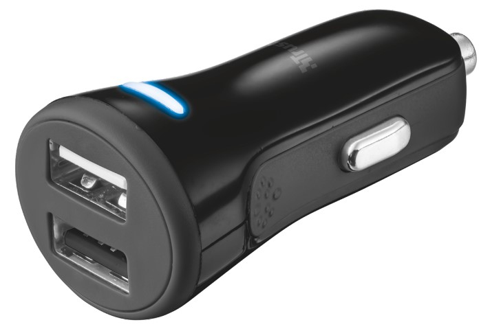 Trust 20572 mobile device charger Smartphone, Tablet Black Cigar lighter Auto