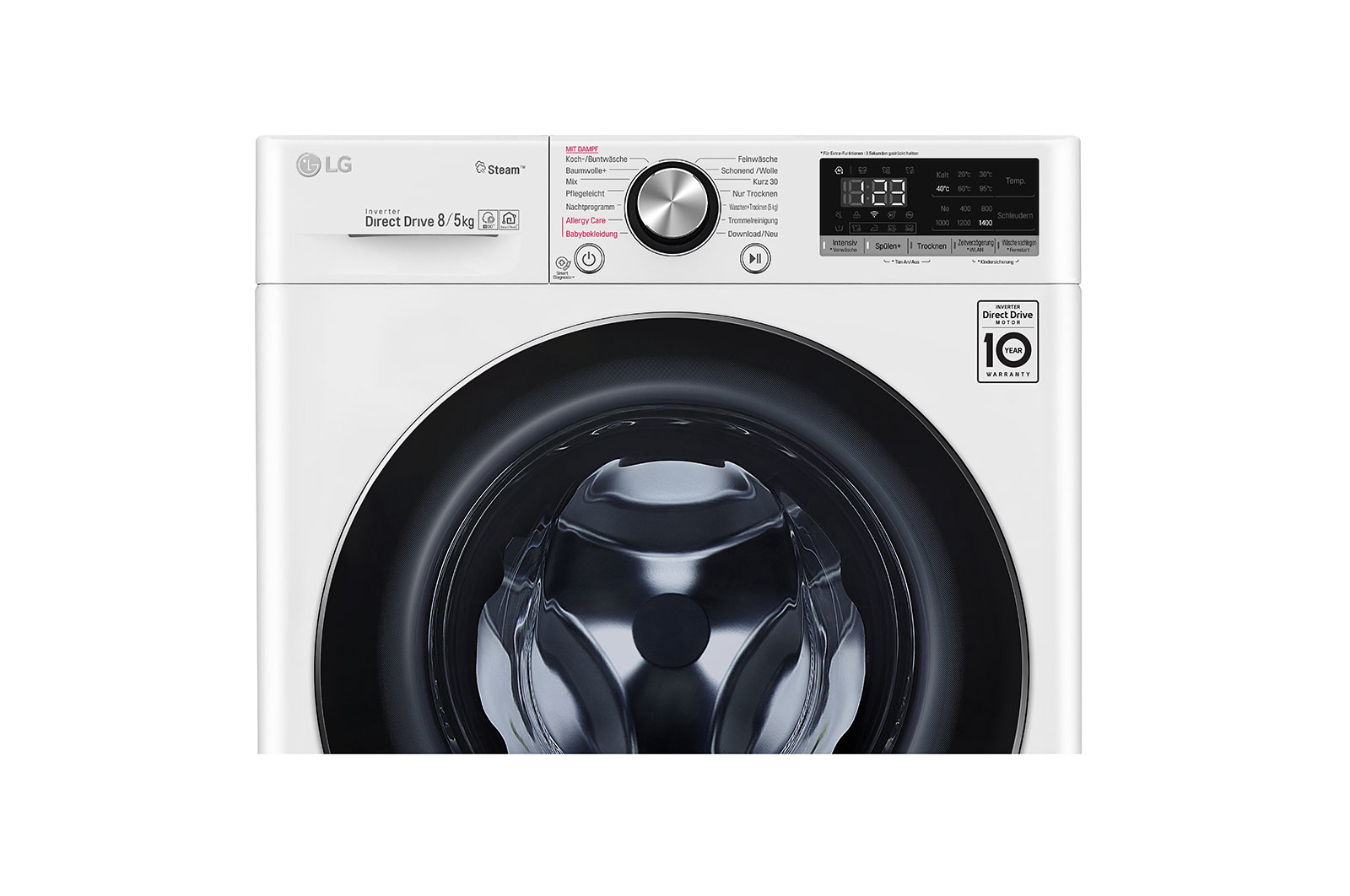 LG V6WD85S2 washer dryer Freestanding Front-load White – image 4