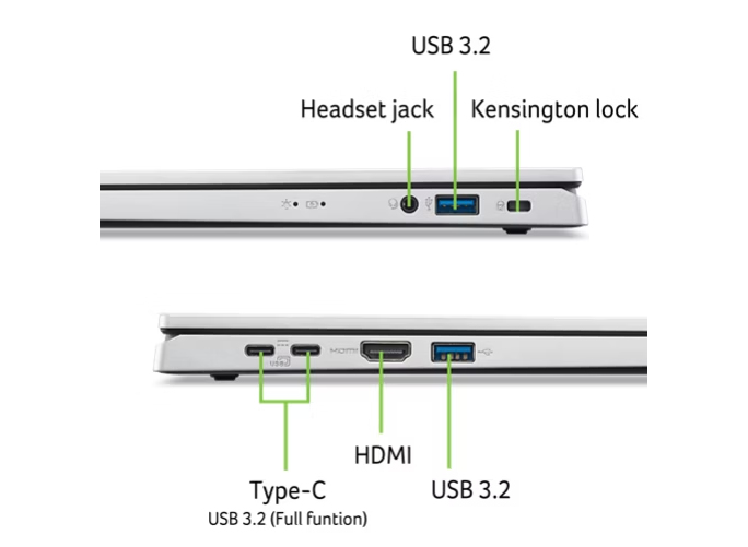 Acer Aspire Go 15 AG15-32P-C9PH Intel® N N150 Laptop – image 9