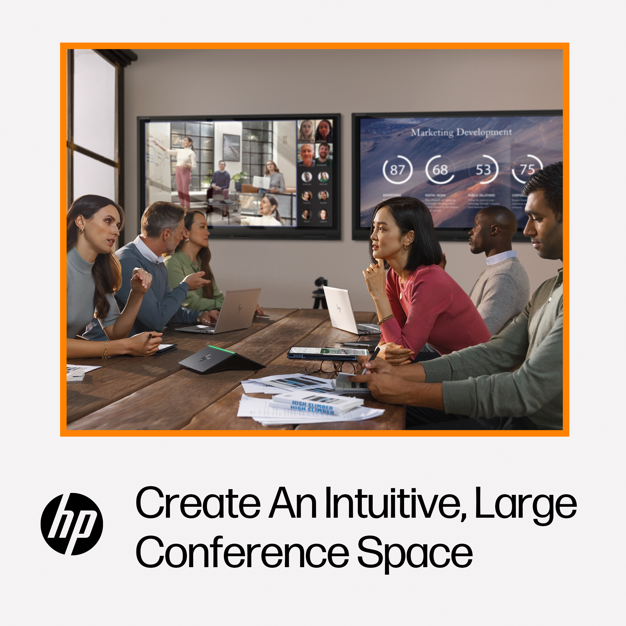 HP Presence Large Space Solution with Microsoft Teams Rooms – image 1