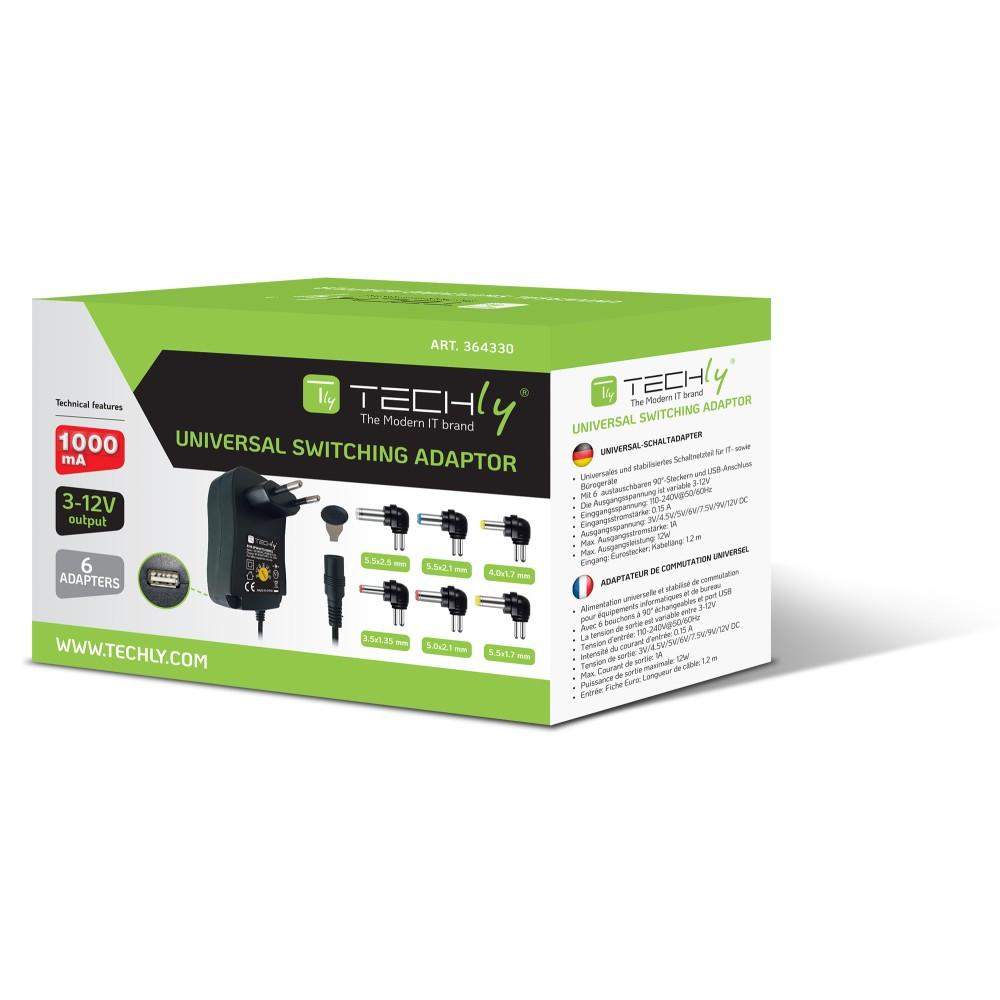 Techly IPW-NTS2250G2 power adapter/inverter Indoor – image 2