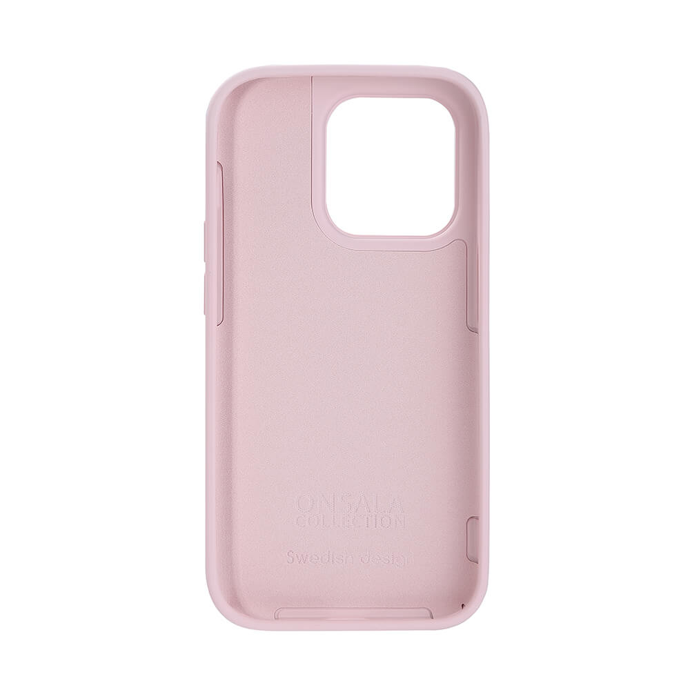 Onsala Phone Case Silicone Chalk Pink - iPhone 14 Pro – image 3