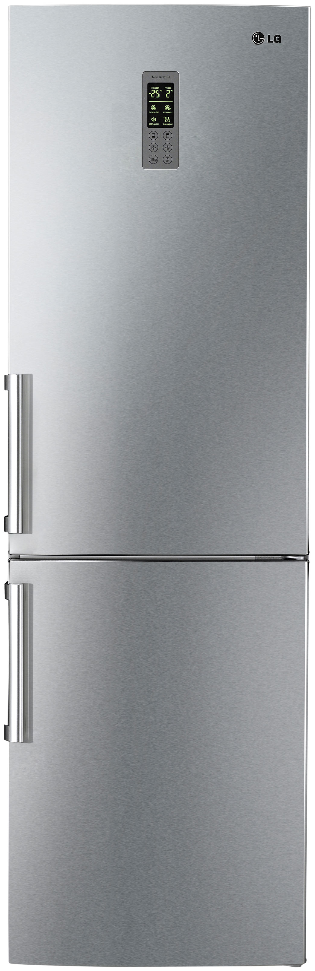 LG GB5237AVFW fridge-freezer Freestanding Platinum