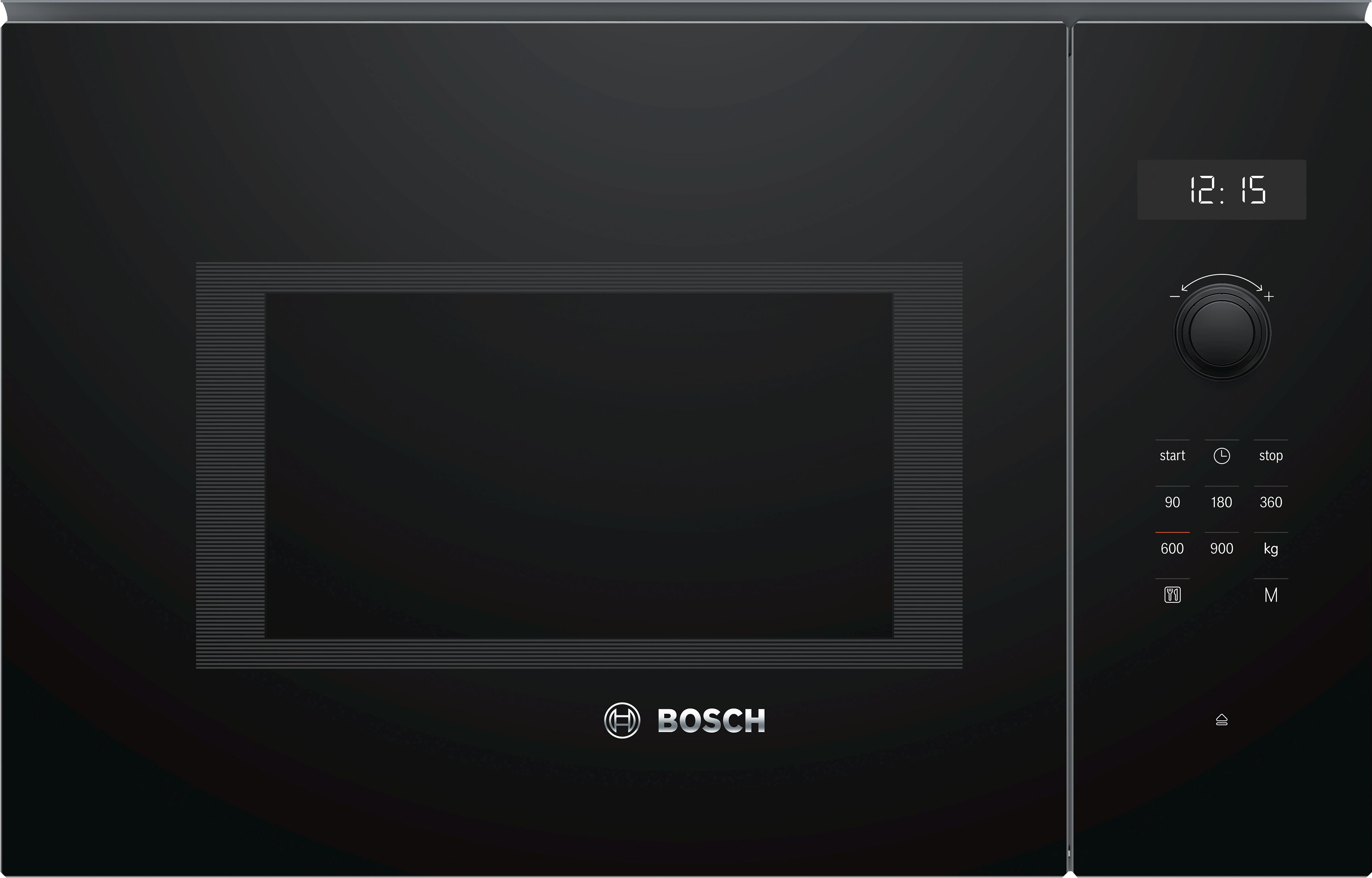 Bosch Serie 6 BFL554MB0 forno a microonde Nero Solo microonde Da incasso 25 L 900 W