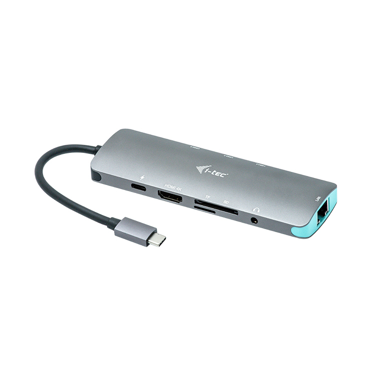 i-tec USB-C Metal Nano Docking Station 4K HDMI LAN + Power Delivery 100W - C31NANODOCKLANPD - Miniatura 3