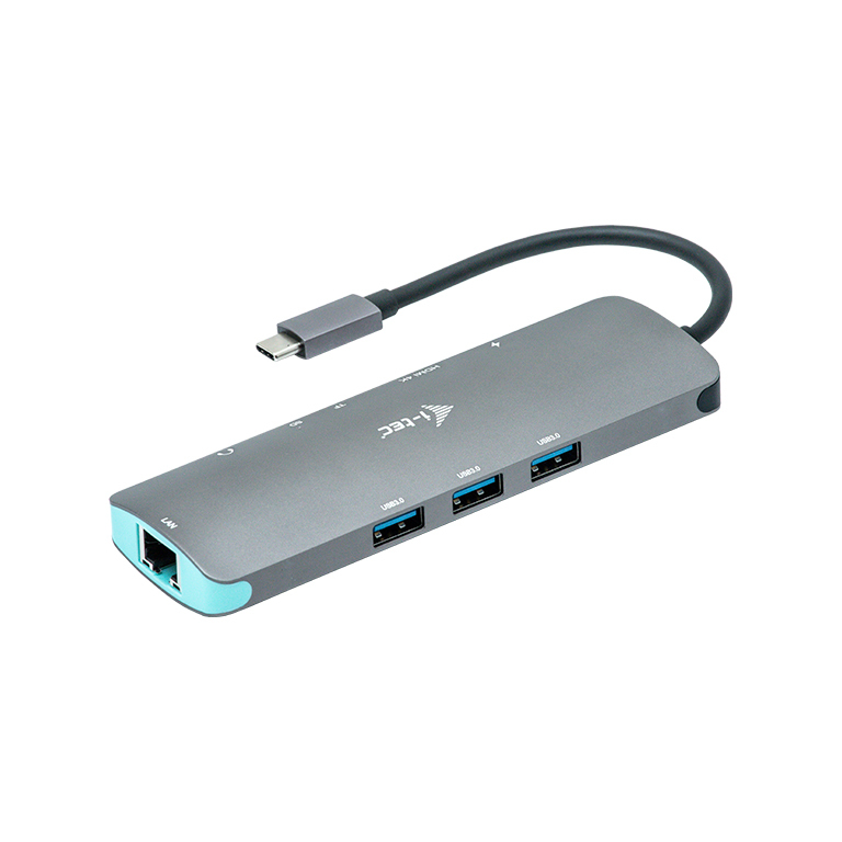 i-tec USB-C Metal Nano Docking Station 4K HDMI LAN + Power Delivery 100W - C31NANODOCKLANPD - Miniatura 2