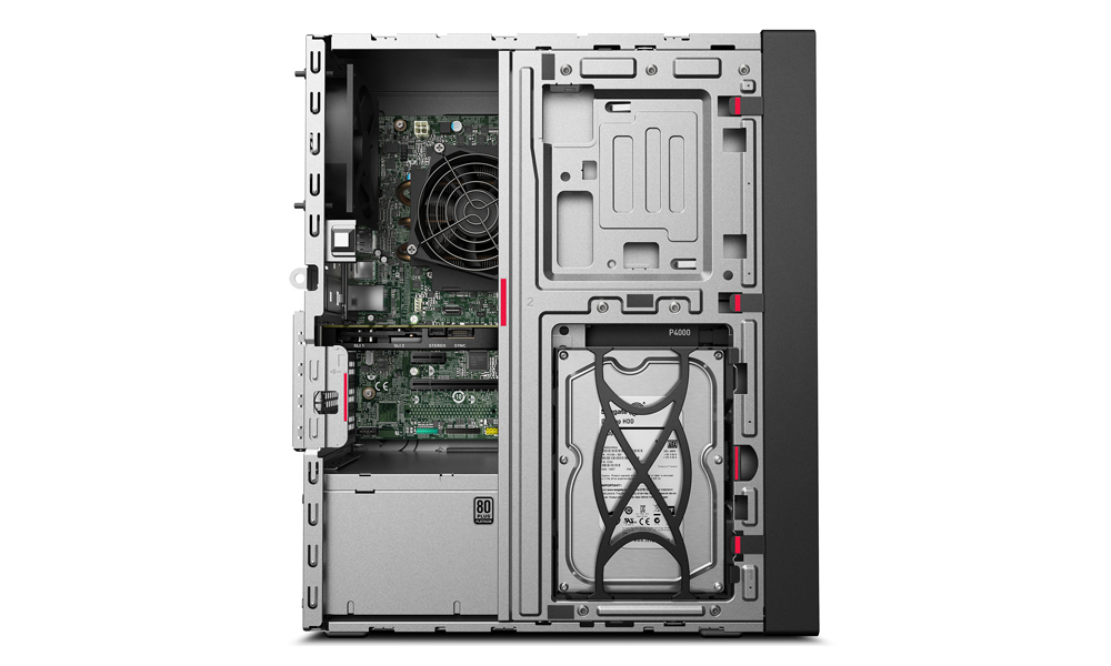 Lenovo ThinkStation P330 Intel® Xeon® E-2134 DDR4-SDRAM Windows 10 Pro for Workstations Tower Workstation Black image 5