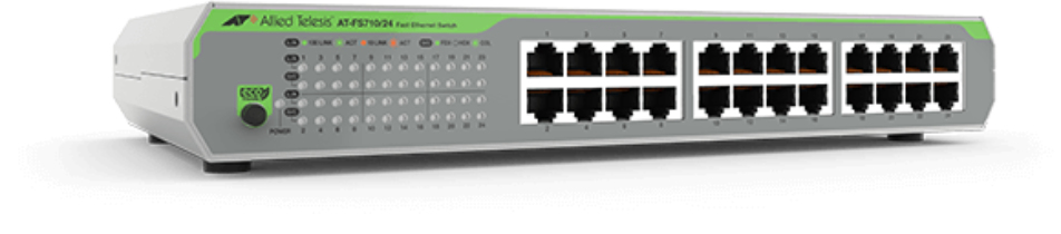 Allied Telesis FS710/24 Non-géré Fast Ethernet (10/100) Gris