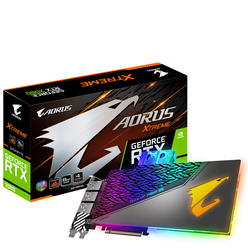 GIGABYTE AORUS XTREME GV-N2080AORUSX WB-8GC NVIDIA GeForce RTX 2080 8 GB GDDR6 image 1