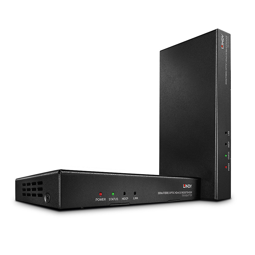LINDY Extender HDMI 2.0 18G Fibre Optic & IR 300m Digital Signage