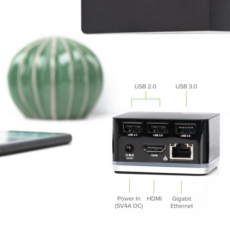 Plugable Technologies UD-CUBE-15W laptop dock/port replicator Docking USB 3.2 Gen 1 (3.1 Gen 1) Type-C Black – image 6