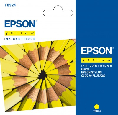 Epson Pencils Singlepack Yellow T0324 DURABrite Ink