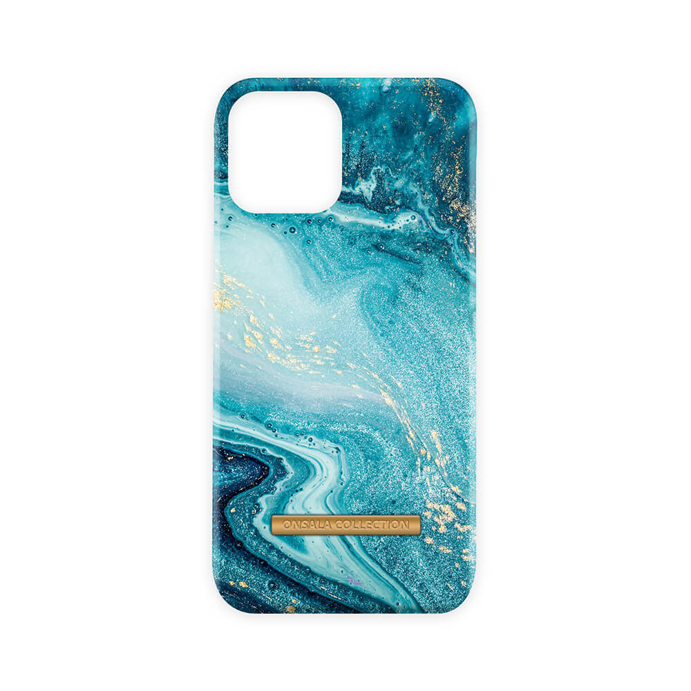 Onsala Wallet Case Soft Blue Sea Marble - iPhone 13 Pro Max