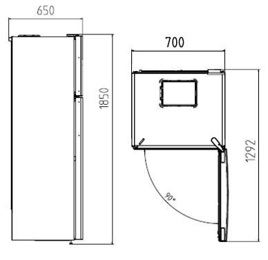 Beko RDNE455E30DZXB Freestanding – image 3