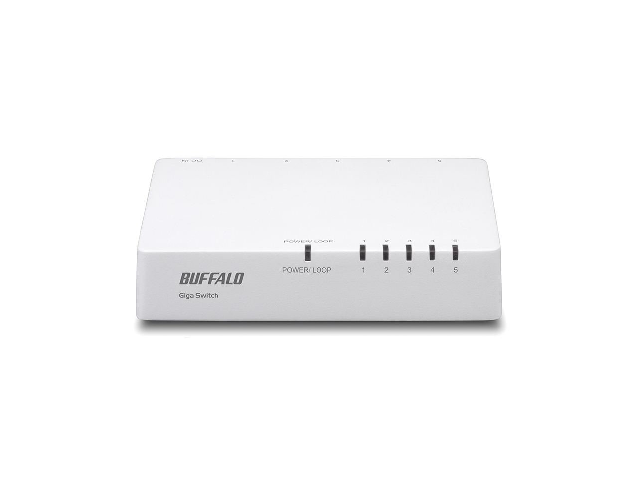 Buffalo LSW4-GT-5EP/WHD network switch Gigabit Ethernet (10/100/1000) White