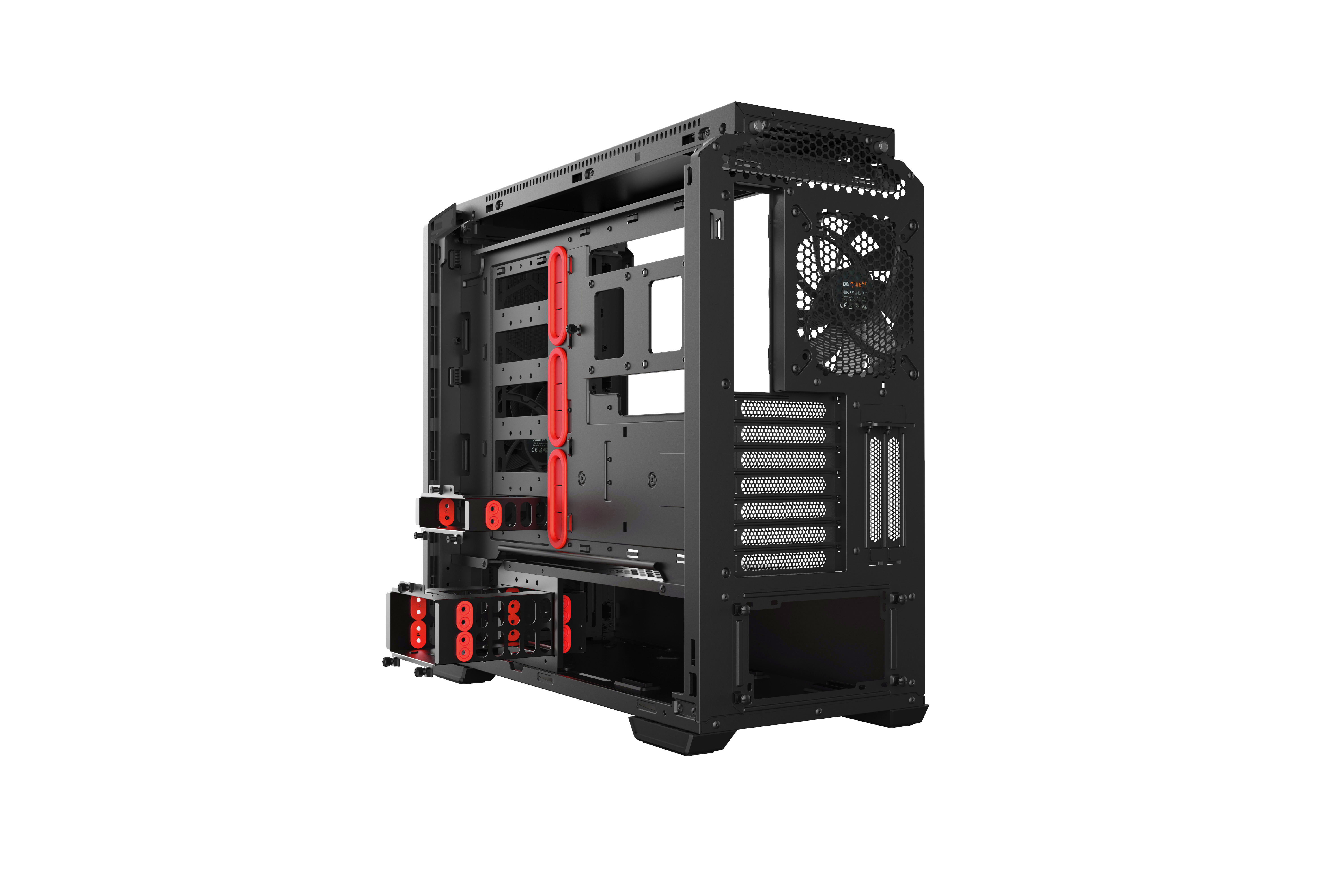be quiet! Silent Base 601 Midi Tower Black, Red image 4