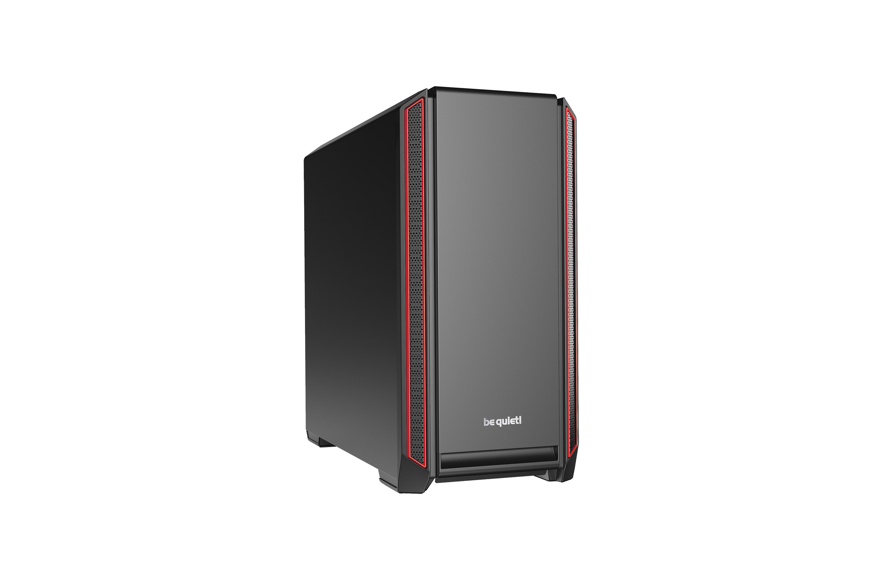 be quiet! Silent Base 601 Midi Tower Black, Red image 1