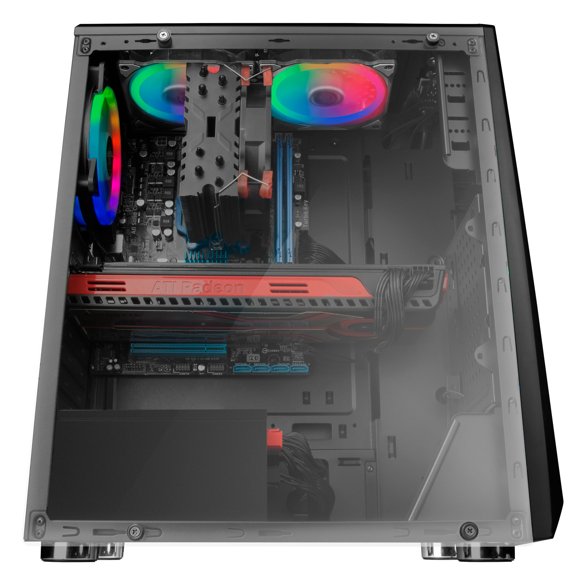 Mars Gaming MCX computer case Tower Black image 4