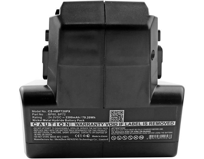 Resim CoreParts MBXPT-BA0211 24V 3.3Ah NiMH Batarya