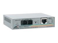 Allied Telesis 10/100TX to 100FX (SC) single-mode fiber converter