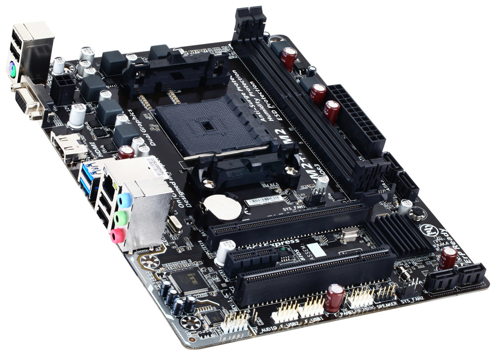 GIGABYTE GA-F2A68HM-H motherboard AMD A68H Socket FM2+ micro ATX – image 3