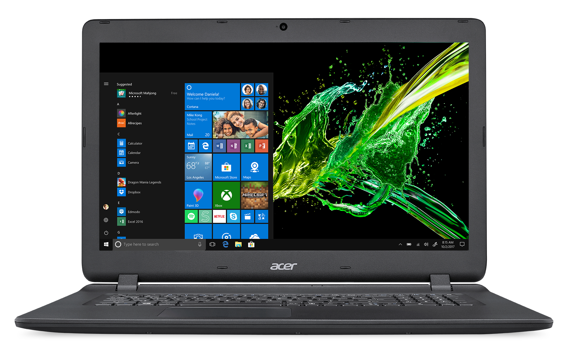 Acer Aspire ES1-732-C5R1 Intel® Celeron® N3350 Laptop – image 1