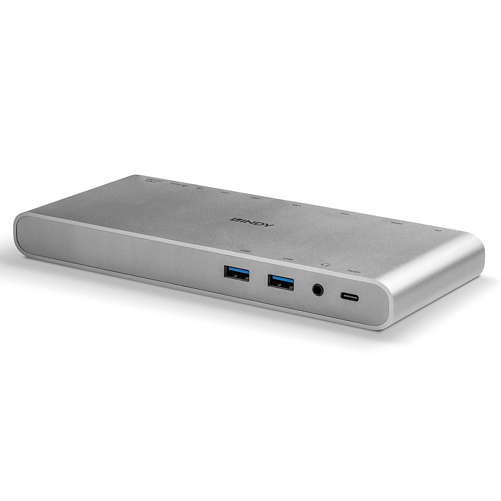 Lindy 43226 laptop dock/port replicator Wired USB 3.2 Gen 1 (3.1 Gen 1) Type-C Silver – image 5
