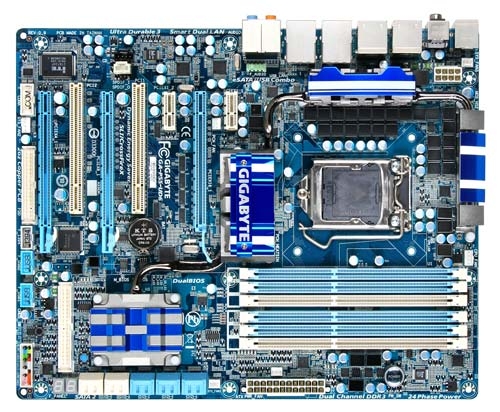 GIGABYTE GA-P55-UD6-C motherboard Intel® P55 LGA 1156 (Socket H) ATX