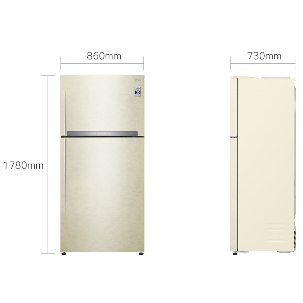LG GTF925SEPZD fridge-freezer Freestanding – image 9