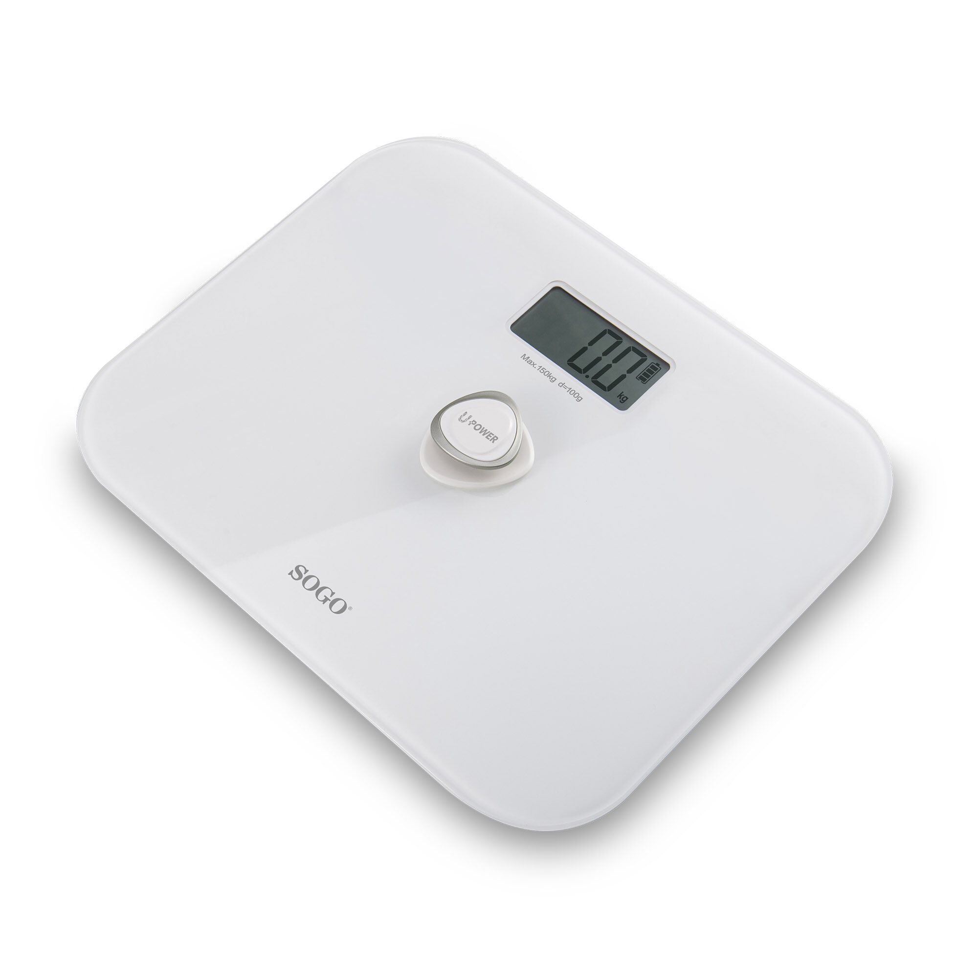 Sogo BAB-SS-2910 personal scale Square White Electronic personal scale – image 5