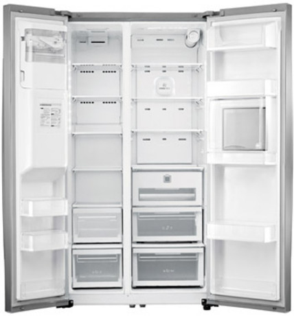 LG GW-P6127AC side-by-side refrigerator Freestanding Stainless steel – image 2