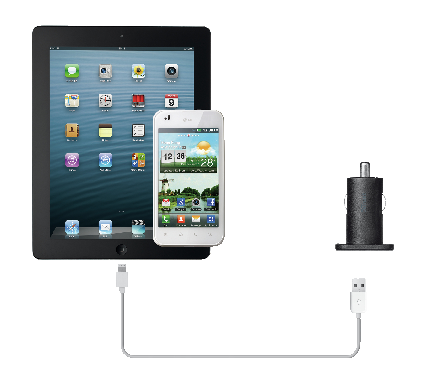 Trust Car Charger with USB port – image 3