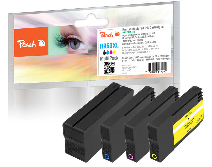 Peach Toner HP Nr.963XL MultiPack     kompatibel Toner HP