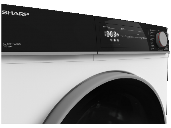 Sharp KD-HHH9S8GW3-FR washer dryer Freestanding Front-load White – image 4