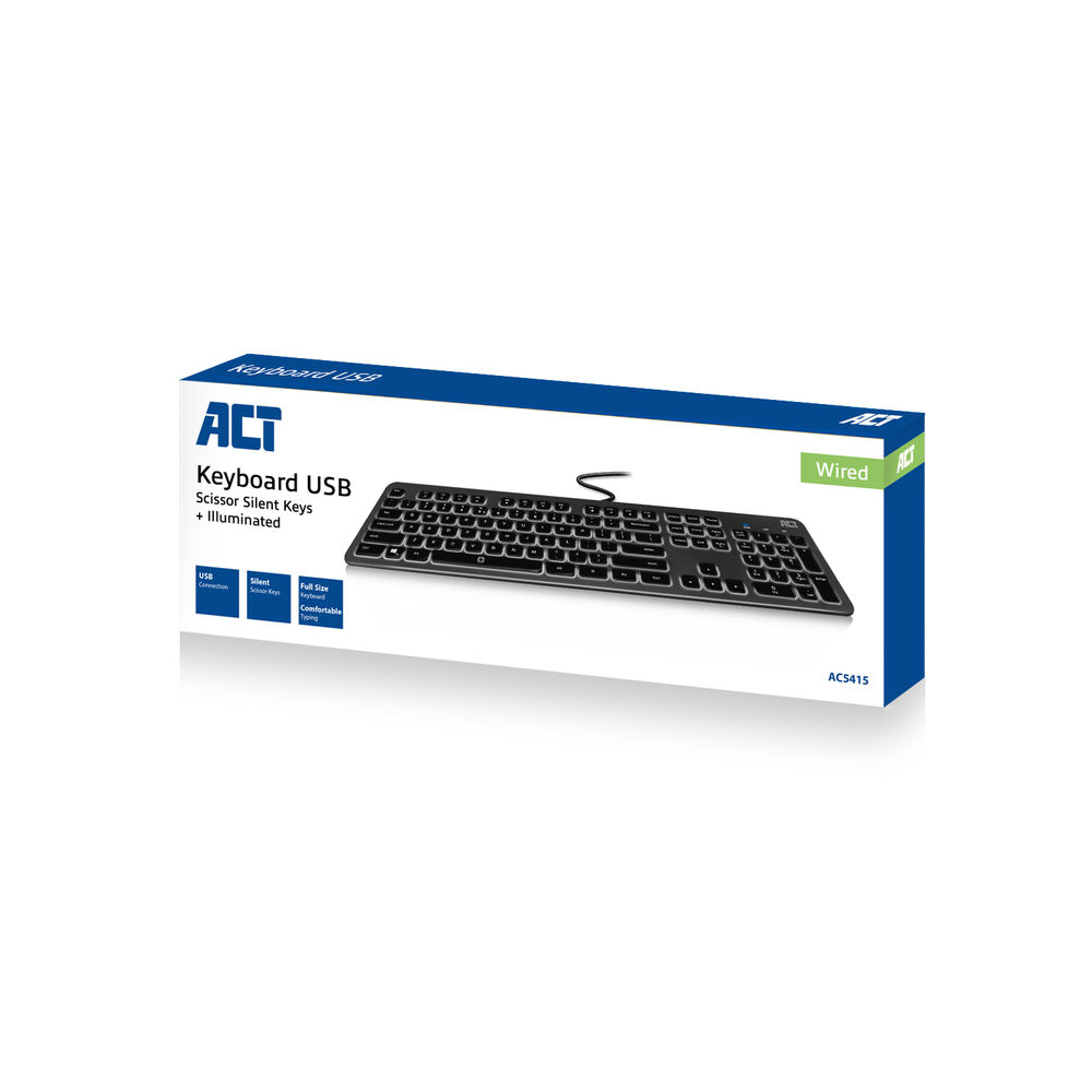 ACT AC5415 keyboard Universal USB QWERTY US English Black – image 4