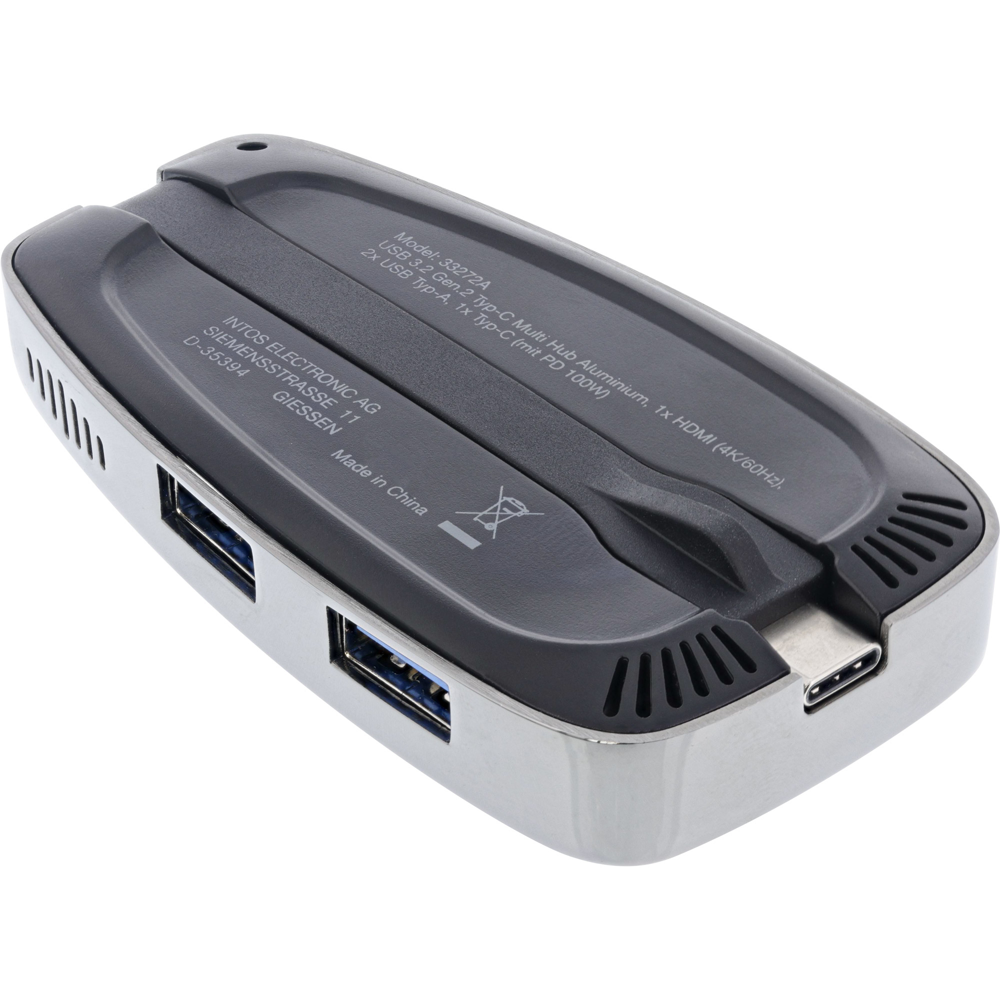 InLine USB 3.2 Gen. 2 USB-C Multi Hub (2xUSB-A + 1xHDMI + 1xUSB-C) – image 4