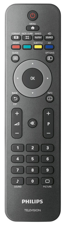 Philips 19PFL3405H 48.3 cm (19") HD Black, Red 300 cd/m²