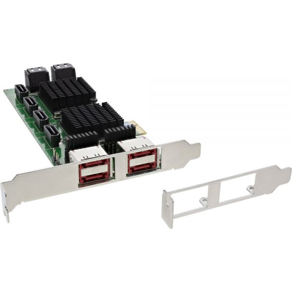 InLine 76617F interface cards/adapter Internal SATA, eSATA