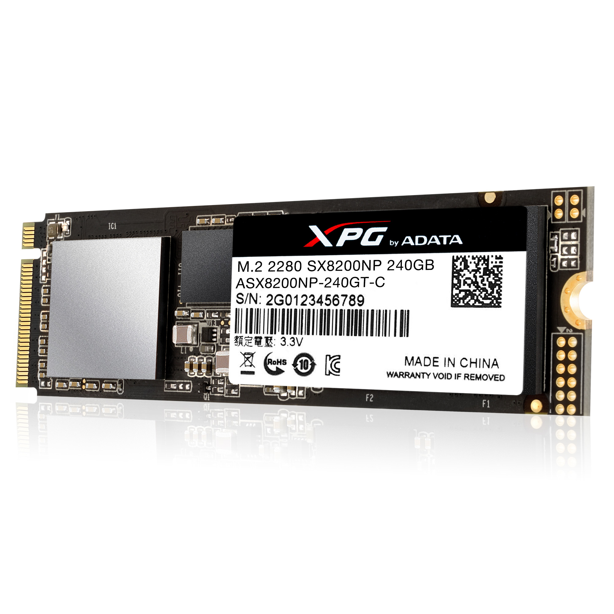 XPG SX8200 240 GB M.2 PCI Express 3.0 NVMe 3D TLC – image 6