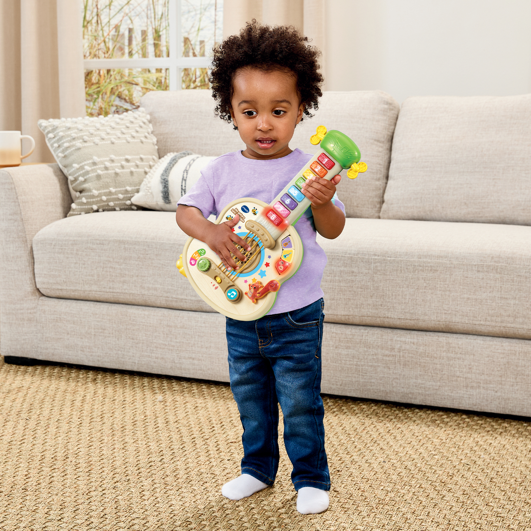 VTech MA GUITARE LUMI MAGIQUE (JOUET AVEC PARTIE BOIS CERTIFIE FSC) – image 6