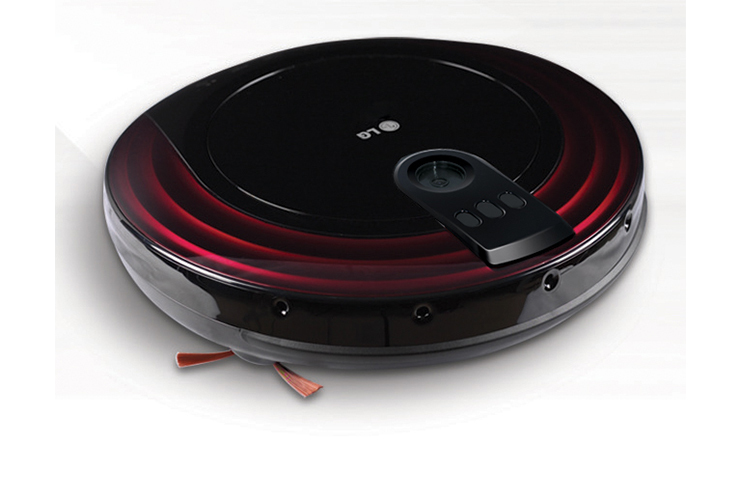 LG VR1320B robot vacuum Black, Red – image 2