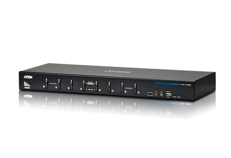 ATEN CS1788 KVM switch Rack mounting Black