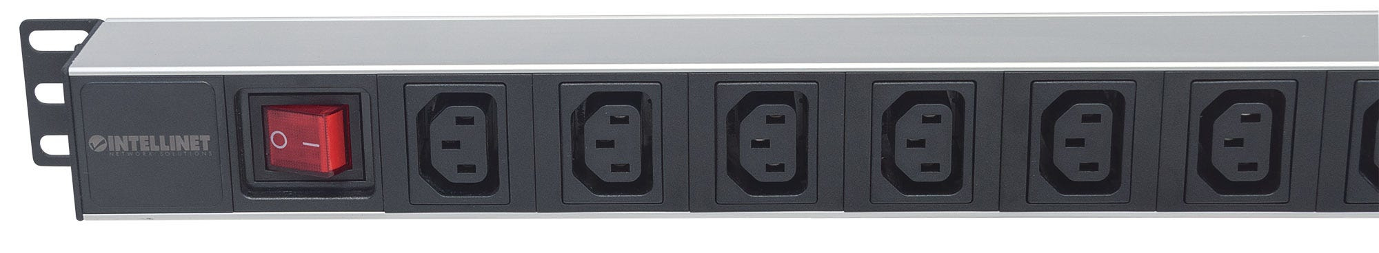 Intellinet Vertical Rackmount 17-Output C13 Power Distribution Unit (PDU), With Double-Air Switch, Removable Power Cable and Rear C14 Input (Euro 2-pin plug) – image 4