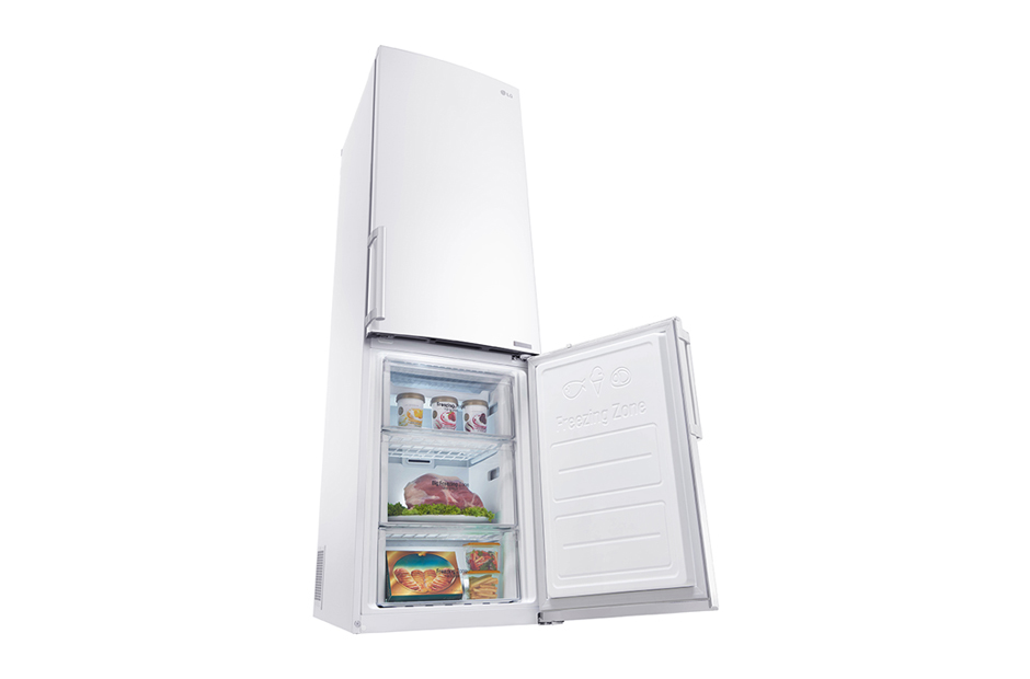 LG GBB59SWGFB fridge-freezer Freestanding White – image 7