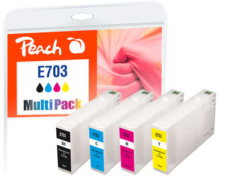 Peach 320658 ink cartridge 4 pc(s) Compatible Black, Cyan, Magenta, Yellow