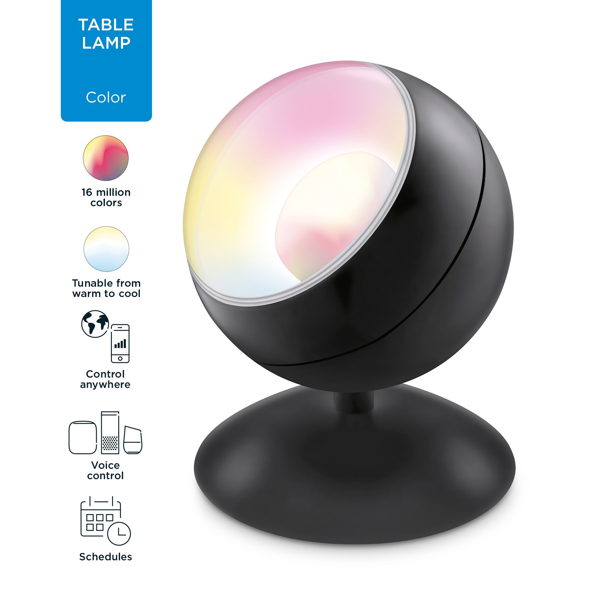 WiZ 8719514261389 smart lighting Smart table lamp Wi-Fi/Bluetooth – image 2