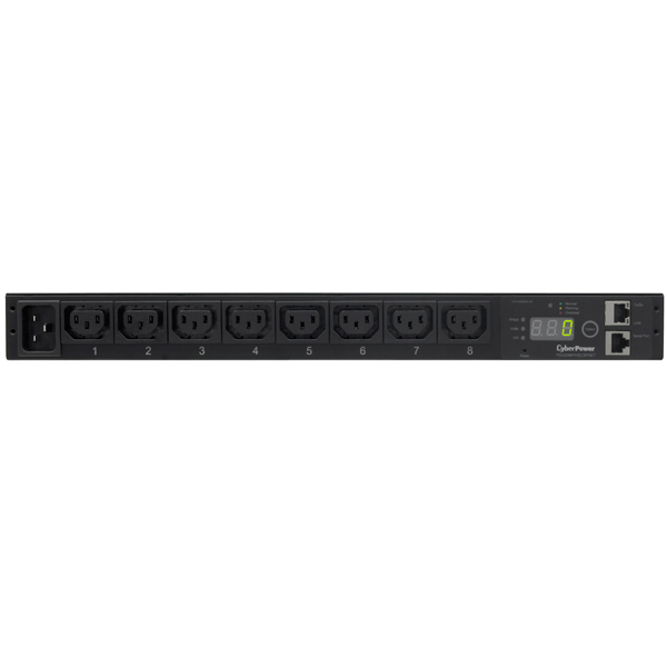 CyberPower PDU20MHVIEC8FNET power distribution unit (PDU) 8 AC outlet(s) 1U Black – image 3