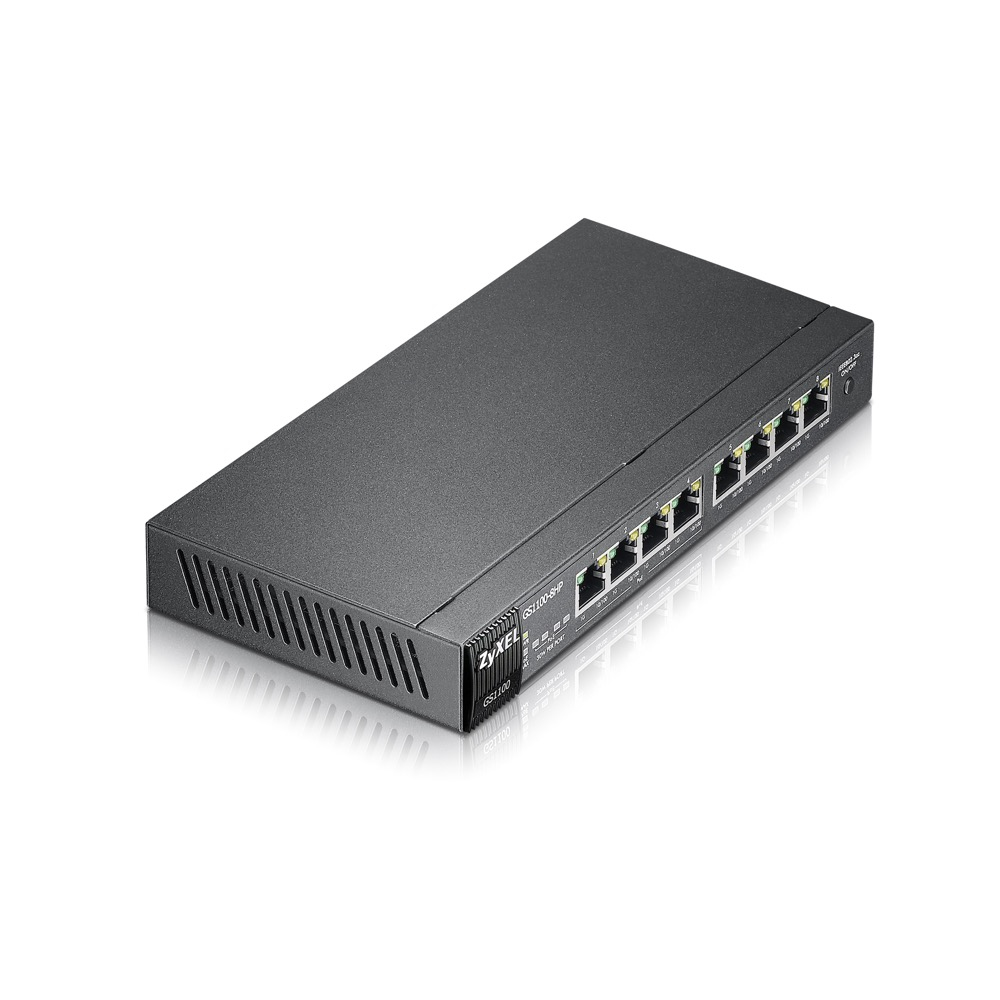 Zyxel 8Port GbE PoE+ 802.3at Unmanaged Switch – image 2