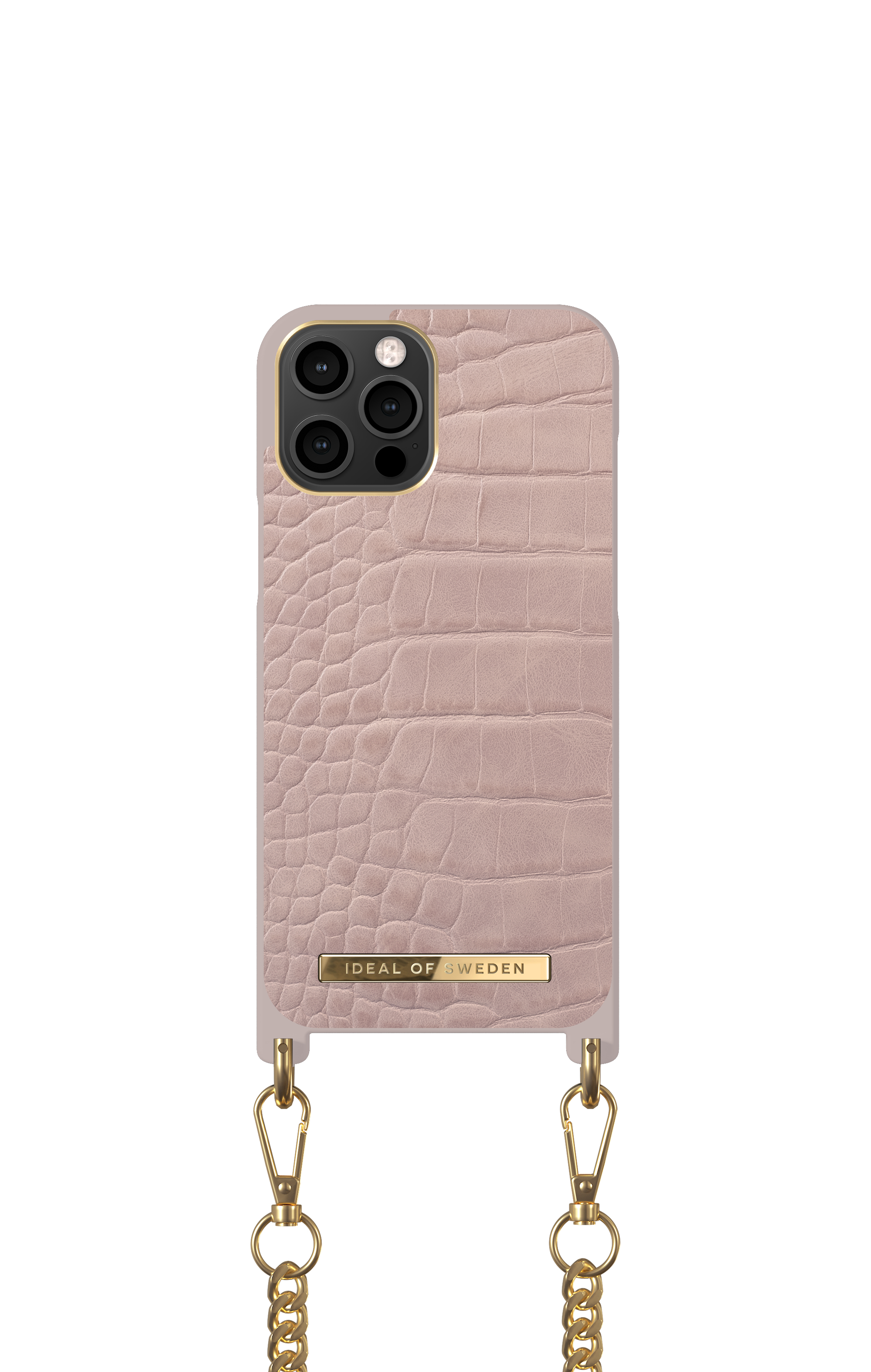 iDeal of Sweden Necklace CaseiPhone 12 PRO MAX Misty Rose Croco – image 2